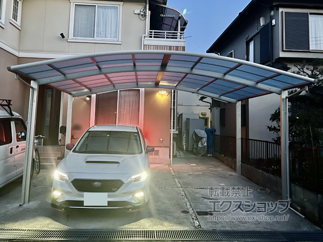 滋賀県守山市ののカーポート レイナツインポートグラン　積雪〜20cm対応 施工例