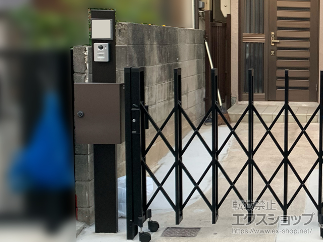 大阪府堺市のの機能門柱・ポスト シンプレオポストユニット1型 施工例