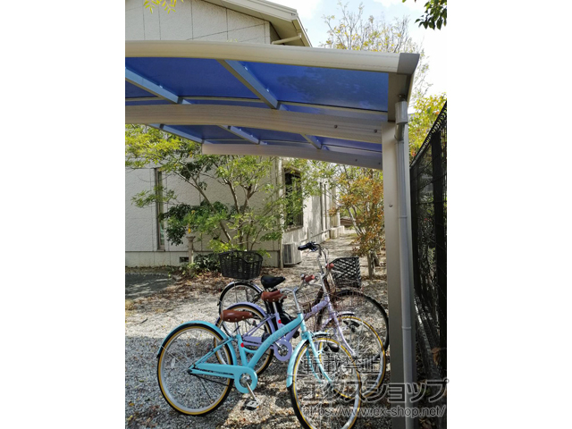 愛知県長久手市ののサイクルポート・駐輪場 プレシオスポート ミニ 積雪〜20cm対応 施工例