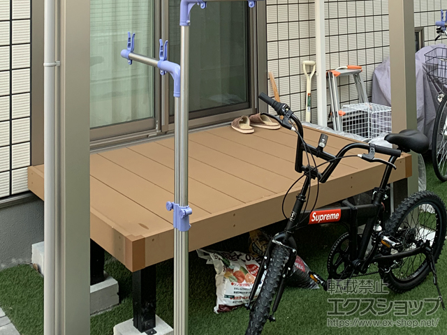 愛知県小牧市ののウッドデッキ マージウッドデッキ 施工例