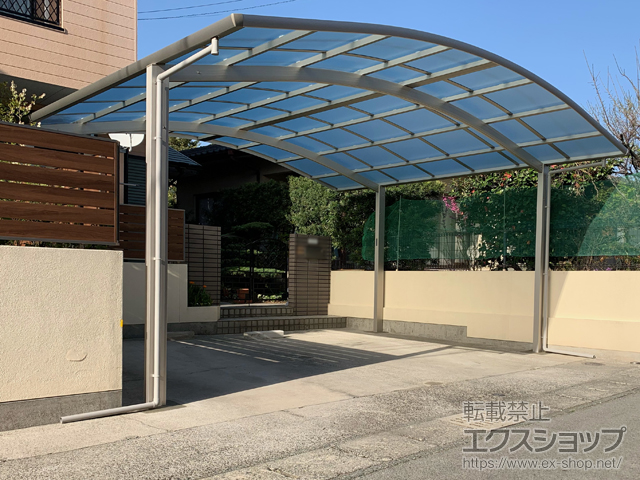 熊本県熊本市ののカーポート レイナツインポートグラン　積雪〜20cm対応 施工例