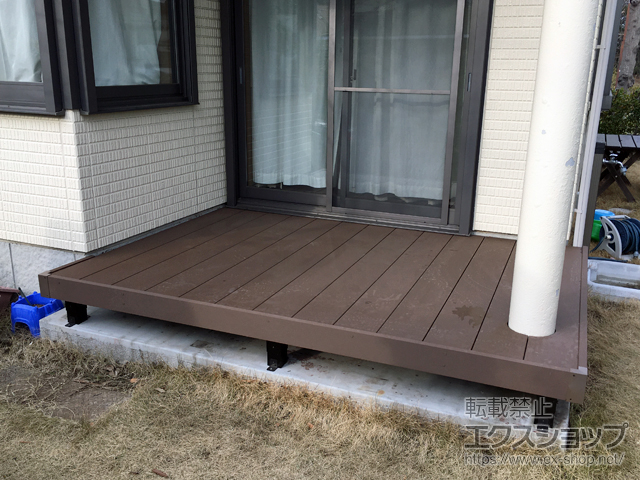 栃木県宇都宮市ののウッドデッキ マージウッドデッキ 施工例