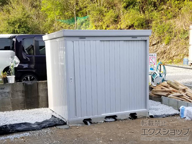 宮崎県延岡市のの物置・屋外倉庫 ネクスタ 一般型 2210×1790×2075 NXN-40S-FS 施工例