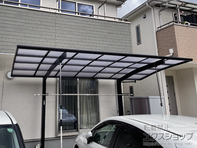 兵庫県姫路市ののカーポート プレシオスポート 積雪〜20cm対応 施工例