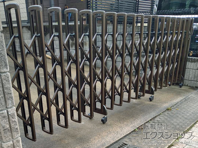 福岡県北九州市ののカーゲート レイオス1型 ノンレール 片開き 38S 施工例