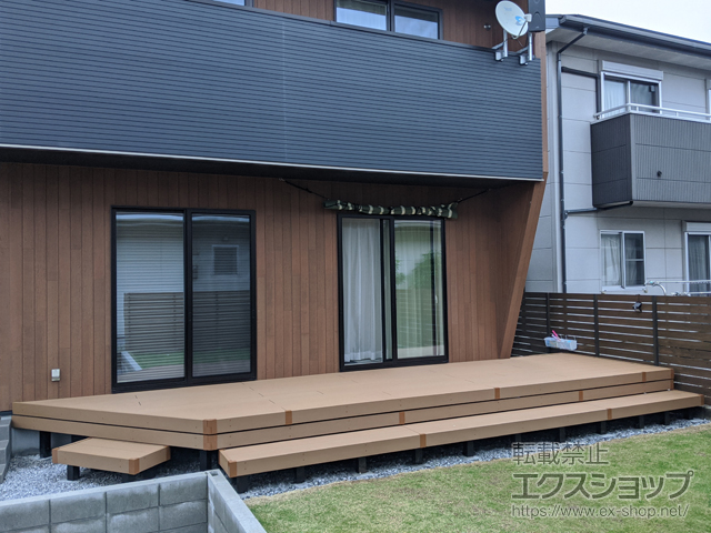 宮崎県宮崎市ののウッドデッキ リウッドデッキ 200 施工例