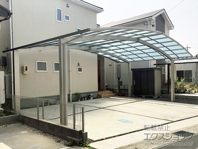 愛知県蒲郡市ののカーポート レイナトリプルポートグラン　積雪〜20cm対応 施工例