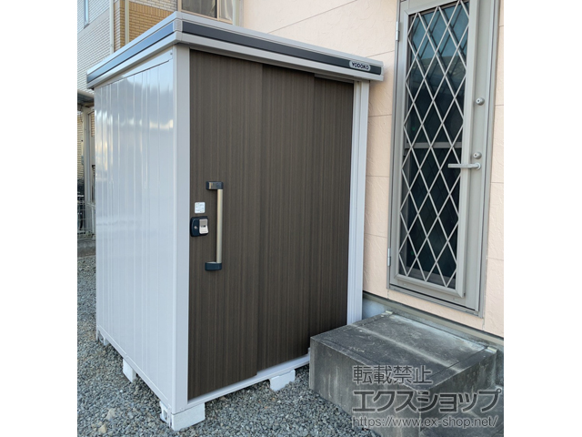 和歌山県伊都郡かつらぎ町のの物置・屋外倉庫 エルモ 一般型 1520×1520×2120 LMD-1515-DW 施工例