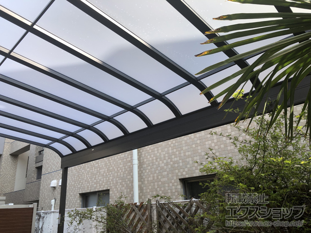 兵庫県神戸市ののテラス屋根 スピーネ R型 テラスタイプ 単体 積雪〜20cm対応 施工例