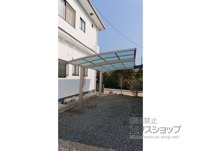 岡山県赤磐市ののカーポート レイナポートグラン　積雪〜20cm対応 施工例