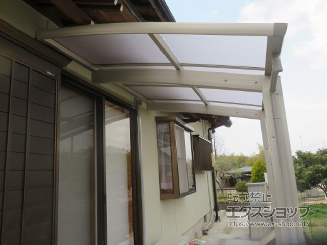 岐阜県多治見市ののサイクルポート・駐輪場 プレシオスポート ミニ 積雪〜20cm対応 施工例