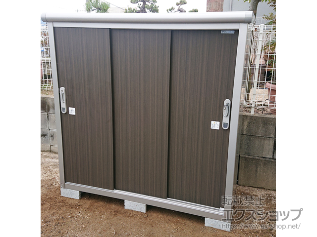 広島県廿日市市のの物置・屋外倉庫 エスモ 一般型 1497×650×1501（ESE-1506E） ESE-1506E-DW 施工例