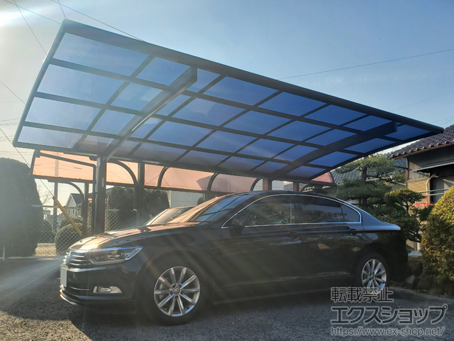 愛知県尾張旭市ののカーポート プレシオスポート 積雪〜20cm対応 施工例