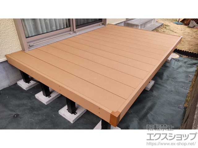 神奈川県平塚市ののウッドデッキ マージウッドデッキ 施工例