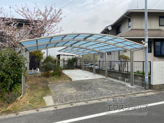 福岡県宗像市ののカーポート レイナツインポートグラン　積雪〜20cm対応 施工例