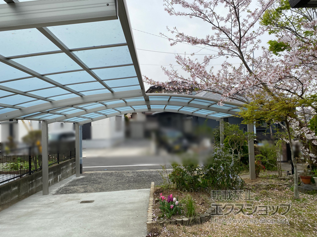 福岡県宗像市ののカーポート レイナポートグラン　積雪〜20cm対応 施工例