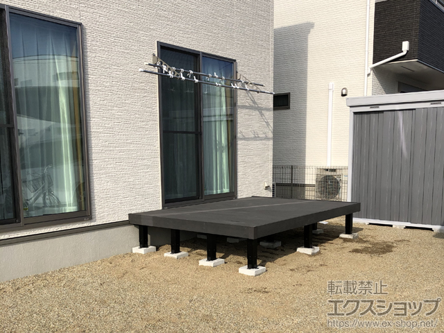 岐阜県関市ののウッドデッキ リウッドデッキ 200 施工例