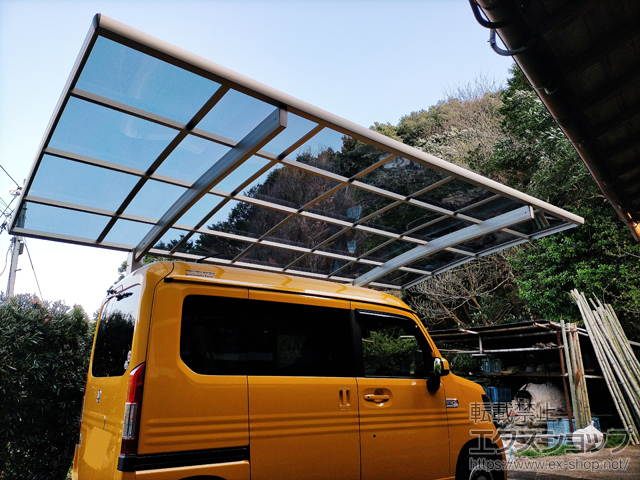 長崎県西彼杵郡長与町ののカーポート プレシオスポート 積雪〜20cm対応 施工例