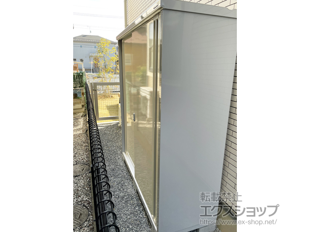 千葉県四街道市のの物置・屋外倉庫 シンプリー 一般型 1740×615×1903（MJX-176EP） MJX-176EP-FW 施工例