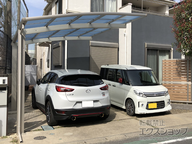 千葉県流山市ののカーポート レイナポートグラン　積雪〜20cm対応 施工例