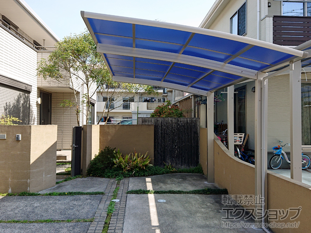 広島県安芸郡海田町ののカーポート プレシオスポート 積雪〜20cm対応 施工例