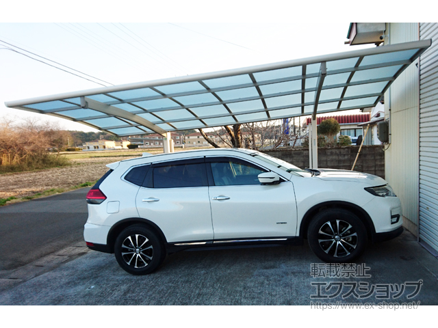 福島県南相馬市ののカーポート レイナポートグラン　積雪〜20cm対応 施工例