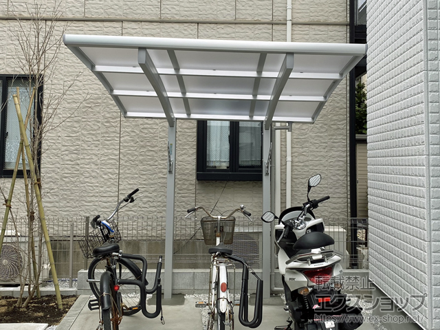 神奈川県茅ヶ崎市ののサイクルポート・駐輪場 レイナポートグランミニ 積雪〜20cm対応 施工例