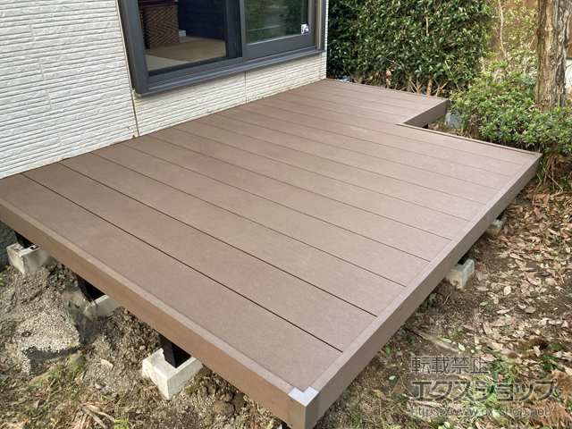福岡県筑後市ののウッドデッキ リウッドデッキ 200 施工例