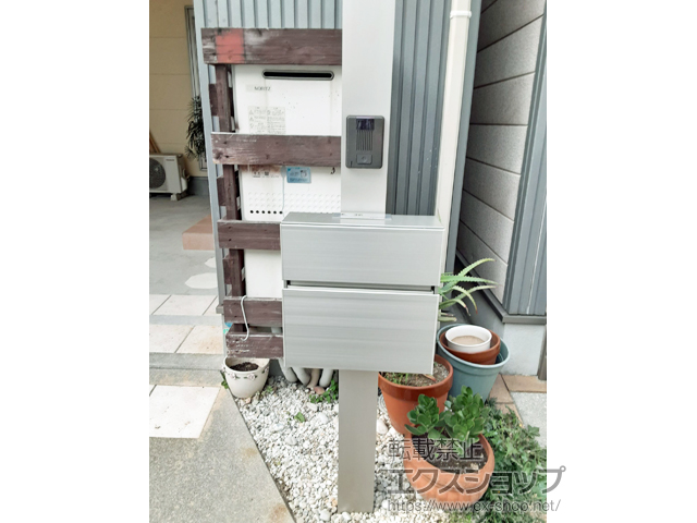 兵庫県神戸市のの機能門柱・ポスト プレシオス門柱 デラックスタイプ 施工例