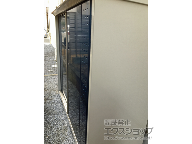 東京都八王子市のの物置・屋外倉庫 グランプレステージジャンプ 1879×650×1600（GP-196B-F） GP-196B-F-DB 施工例