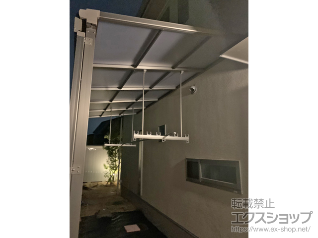 兵庫県三田市ののテラス屋根 スピーネ F型 テラスタイプ 単体 積雪〜20cm対応 施工例