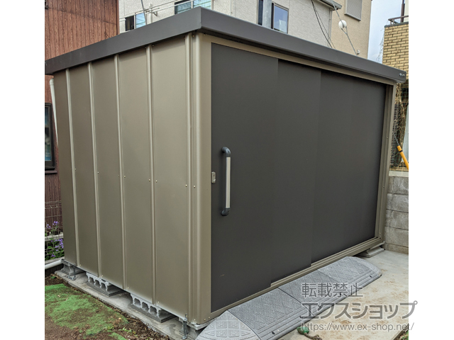 神奈川県高座郡寒川町のの物置・屋外倉庫 エスケーエイト SK8-180 一般型 3000×2000×1940 SK8-180-GK 施工例