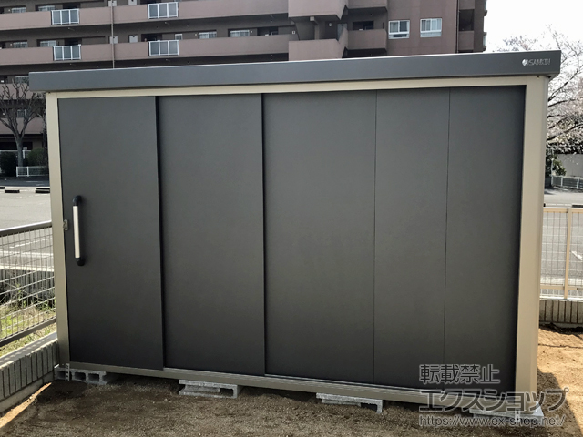 福岡県行橋市のの物置・屋外倉庫 エスケーエイト SK8-180 一般型 3000×2000×1940 SK8-180-GK 施工例