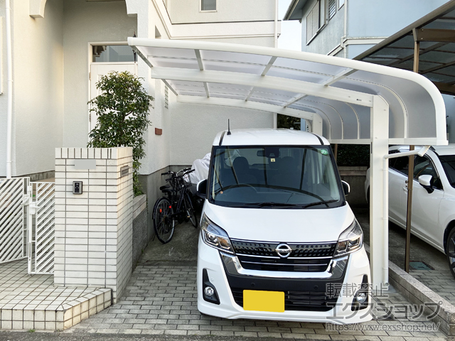 千葉県柏市ののカーポート レイナキャップポートグラン　積雪〜20cm対応 施工例