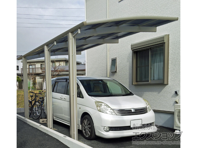 京都府亀岡市ののカーポート レイナポートグラン 延長　積雪〜20cm対応 施工例