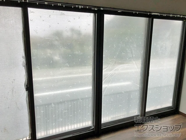 新潟県燕市のLIXIL リクシル（トステム）の内窓（二重窓・二重サッシ） インプラス 引違い窓 4枚建 施工例