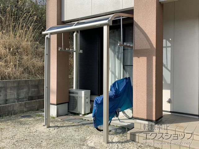 愛知県豊田市ののテラス屋根 ソラリア R型 テラスタイプ 単体 積雪〜20cm対応 施工例