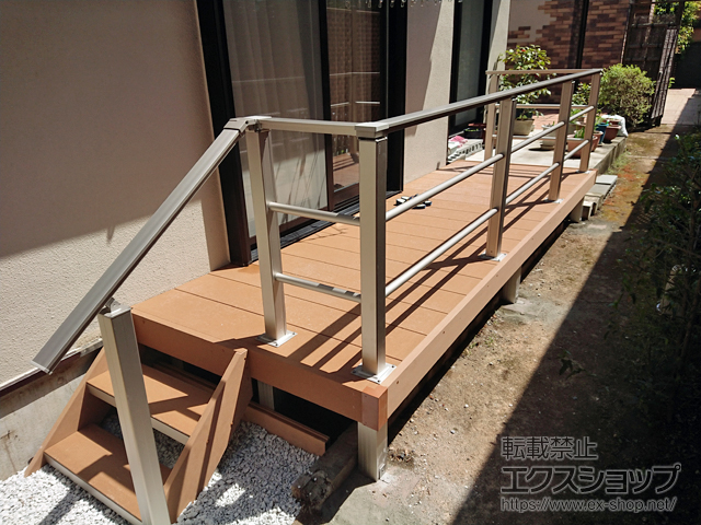 神奈川県横浜市ののウッドデッキ リウッドデッキ 200 施工例