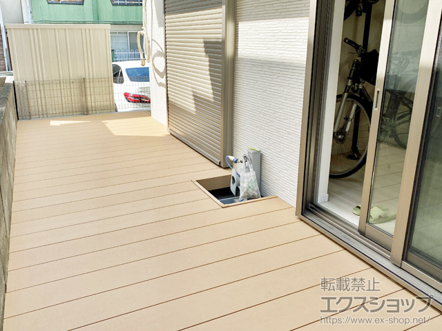 東京都東村山市ののウッドデッキ リウッドデッキ 200 施工例