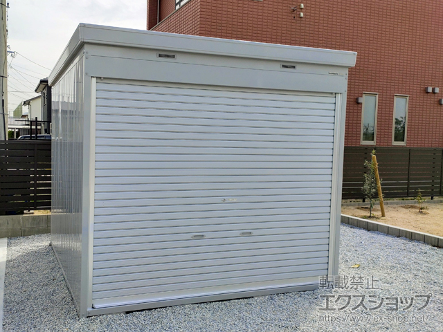 佐賀県唐津市のの倉庫・ガレージ ドマール 一般型 床付タイプ 2630×2630×2375 FXN-70HY 施工例