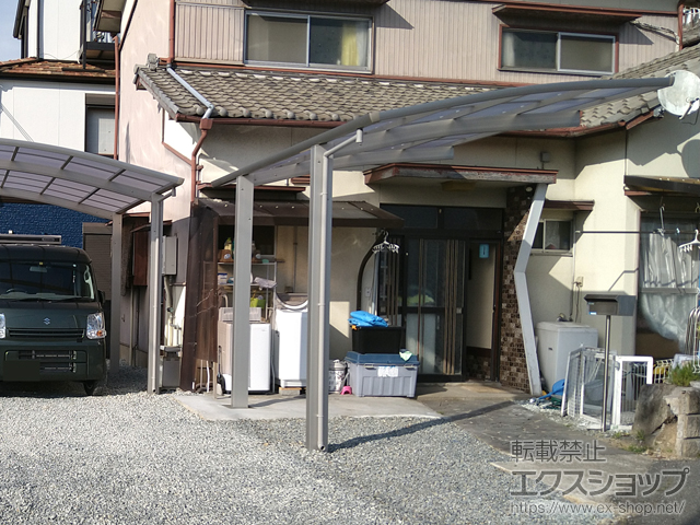 兵庫県姫路市ののカーポート プレシオスポート 積雪〜20cm対応 施工例