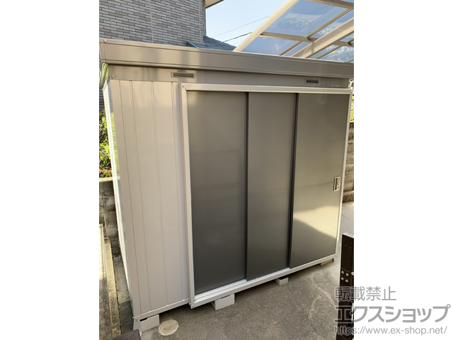 京都府宇治市のの物置・屋外倉庫 断熱物置 ネクスタプラス 扉タイプ 一般型 2210×1370×2075 NXP-30ST-PG 施工例