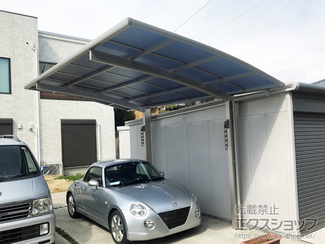 茨城県取手市ののカーポート プレシオスポート 積雪〜20cm対応 施工例