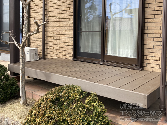 栃木県那須郡那珂川町ののウッドデッキ 樹ら楽ステージ 施工例