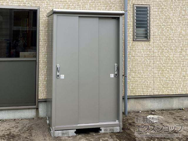 宮崎県都城市のの物置・屋外倉庫 エスモ 一般型 1200×750×1959 ESE-1207A-SS 施工例