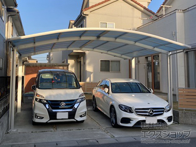 岐阜県大垣市ののカーポート レイナツインポートグラン　積雪〜20cm対応 施工例