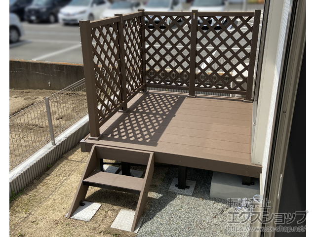 神奈川県平塚市ののウッドデッキ マージウッドデッキ 施工例