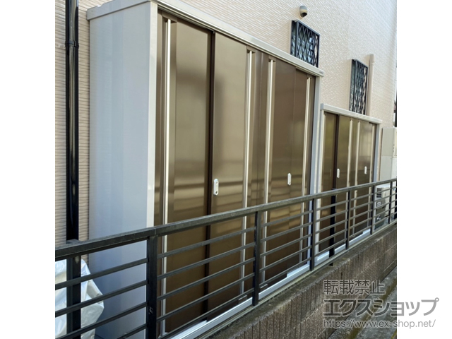 静岡県富士市のの物置・屋外倉庫 シンプリー 一般型 1940×515×1903 MJX-195E-TB 施工例