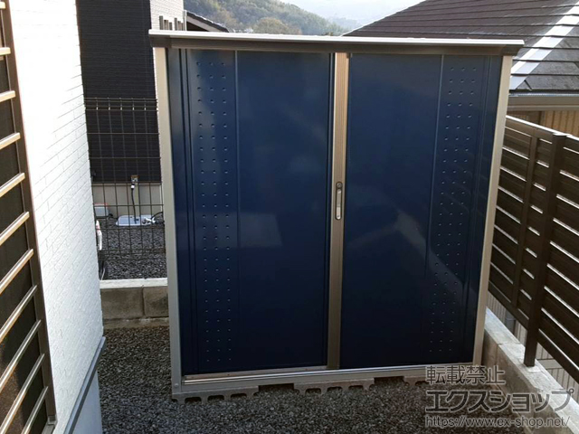 愛媛県宇和島市のの物置・屋外倉庫 グランプレステージジャンプ 1488×750×1600 GP-157B-T-DB 施工例