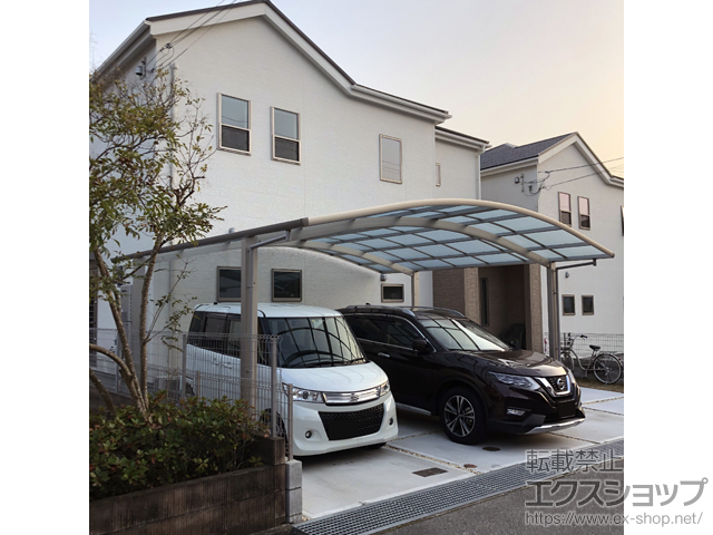 兵庫県神戸市ののカーポート レイナツインポートグラン　積雪〜20cm対応 施工例